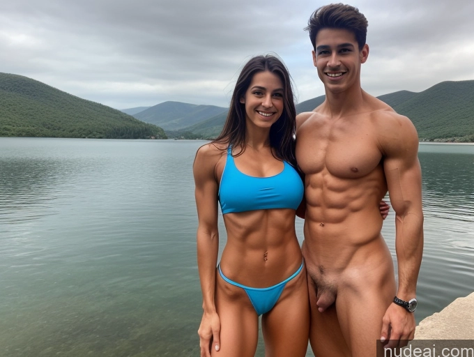 related ai porn images free for Beautiful Muscular Abs Tanned Skin Lake Perfect Boobs Woman + Man Sexy Face Perfect Body Topless Small Ass 18 Sports Spanish