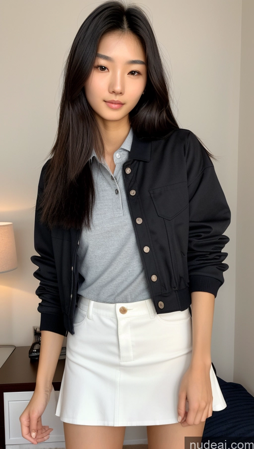 related ai porn images free for Detailed Skin Detail (beta) Long Hair Black Hair Skinny Perfect Body Beautiful Small Tits Small Ass Korean 18 Model Casual Micro Skirt Polo Shirt Jacket Bedroom