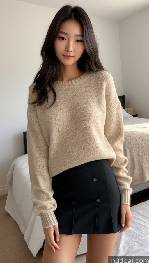 related ai porn images free for Detailed Skin Detail (beta) Long Hair Black Hair Skinny Perfect Body Beautiful Small Tits Small Ass Korean 18 Model Bedroom Micro Skirt Sweater