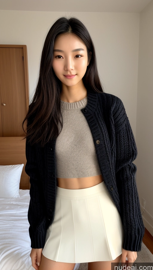 related ai porn images free for Detailed Skin Detail (beta) Long Hair Black Hair Skinny Perfect Body Beautiful Small Tits Small Ass Korean 18 Model Bedroom Micro Skirt Sweater Jacket