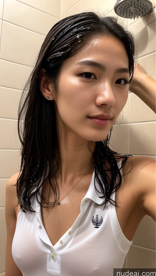 related ai porn images free for Detailed Skin Detail (beta) Long Hair Black Hair Skinny Perfect Body Beautiful Small Tits Small Ass Korean 18 Model Shower Polo Shirt