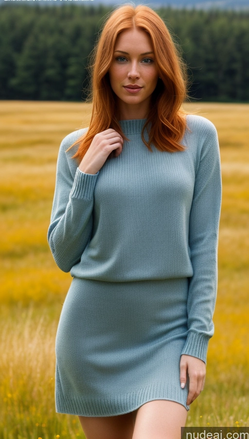 related ai porn images free for Woman Beautiful Perfect Body Orgasm Ginger Bobcut Irish Skin Detail (beta) Meadow Dress Jacket Kilt Sweater Transparent Detailed Prayhands, Interlocked Fingers, Own Hands Together Sexy Face Deep Blue Eyes Dynamic View