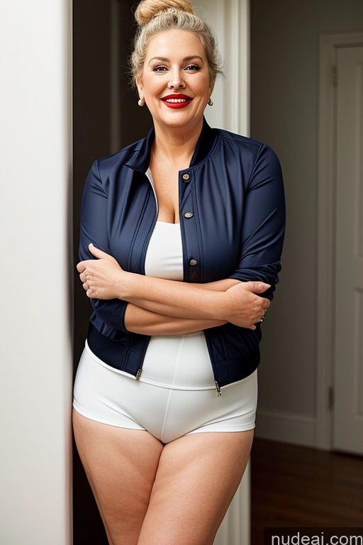 related ai porn images free for Milf Busty Beautiful Big Ass Lipstick Thick Chubby Fat Big Hips Fairer Skin Laughing Short Shorts 80s Perfect Boobs Hair Bun Jacket Shirt