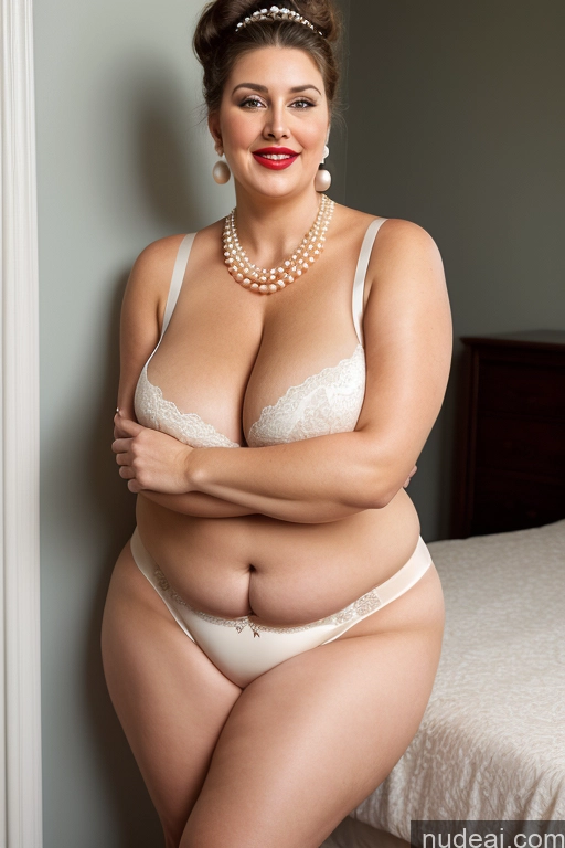 related ai porn images free for Busty Beautiful Big Ass Chubby Thick Fat Big Hips Lipstick 80s Hair Bun Milf Panties Bra Cleavage Huge Boobs Fairer Skin Laughing Pearl Jewelry