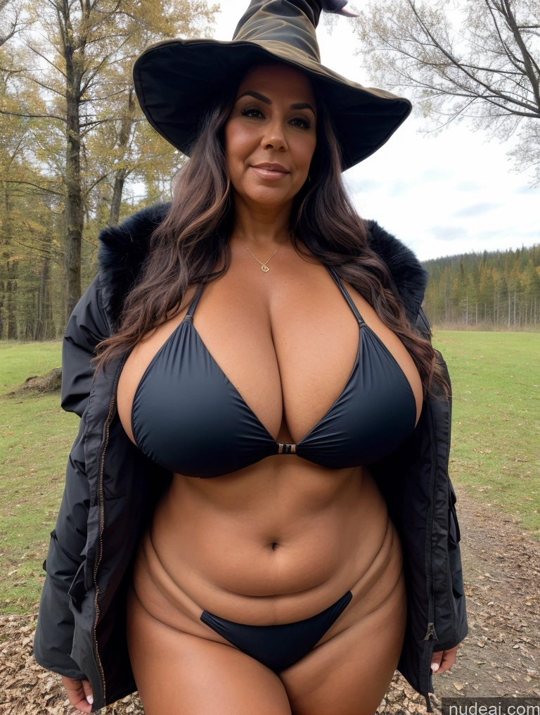 related ai porn images free for One Busty Huge Boobs Thick Tanned Skin Front View Microkini Thong 60s Lumberjack Native American Witch Parka