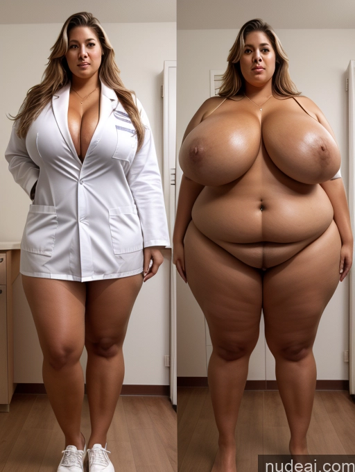 related ai porn images free for Huge Boobs Perfect Boobs Big Ass Big Hips Long Legs Thick Fat Perfect Body Tall Tanned Skin Pubic Hair 30s Latina Front View T-pose Onoff Partially Nude Cleavage Lab Coat