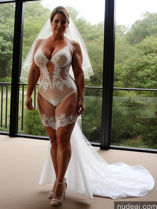 related ai porn images free for Milf Chubby Thick Muscular Big Ass Transparent Wedding High Heels Bending Over