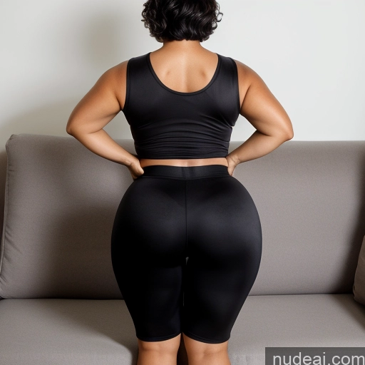 related ai porn images free for 60s Short Chubby Busty Big Ass Couch Pixie Serious Back View Big Hips Spandex Shirt Black Hair