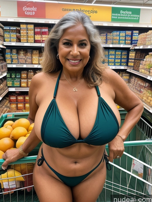 related ai porn images free for One Busty Huge Boobs Thick Tanned Skin Microkini Thong 70s Milf Indian Grocery
