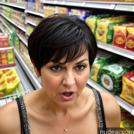 related ai porn images free for 60s German Black Hair Pixie Busty Tall Big Ass Perfect Boobs Angry Shocked Jumpsuit Long Skirt Stylish Close-up View Grocery Bending Over Laughing
