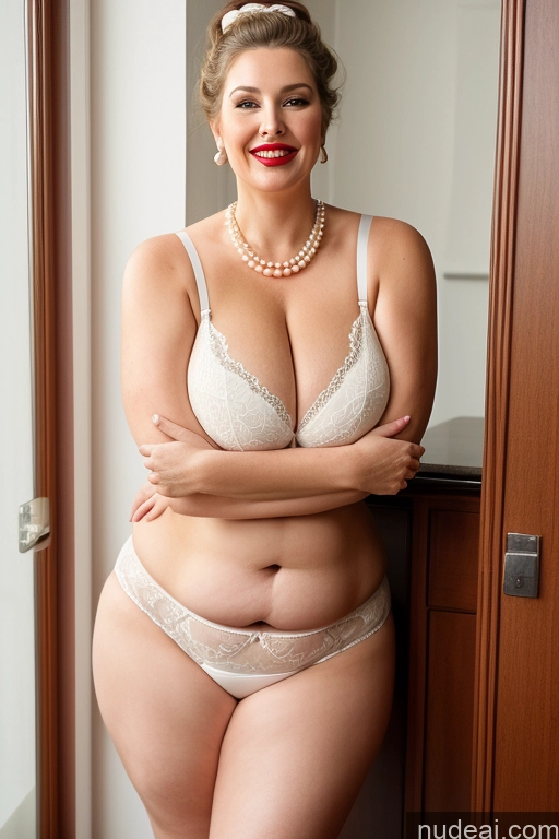 related ai porn images free for Busty Big Ass Chubby Thick Fat Big Hips Lipstick 80s Hair Bun Milf Panties Bra Cleavage Huge Boobs Pearl Jewelry Beautiful Fairer Skin Laughing