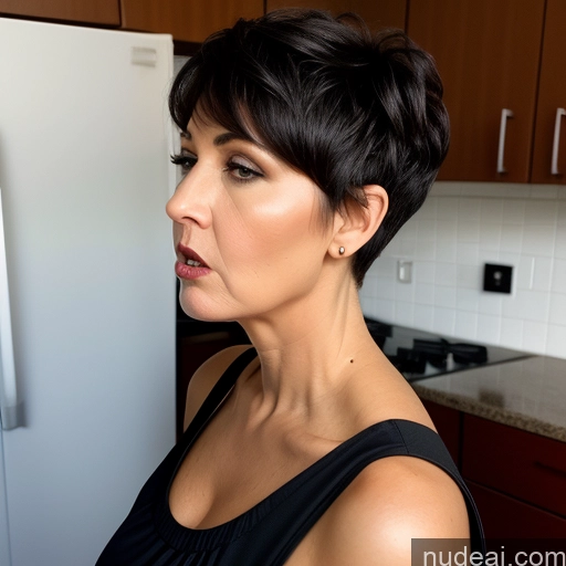 related ai porn images free for 60s German Black Hair Pixie Busty Tall Big Ass Perfect Boobs Angry Shocked Jumpsuit Long Skirt Stylish Bending Over Close-up View Kitchen