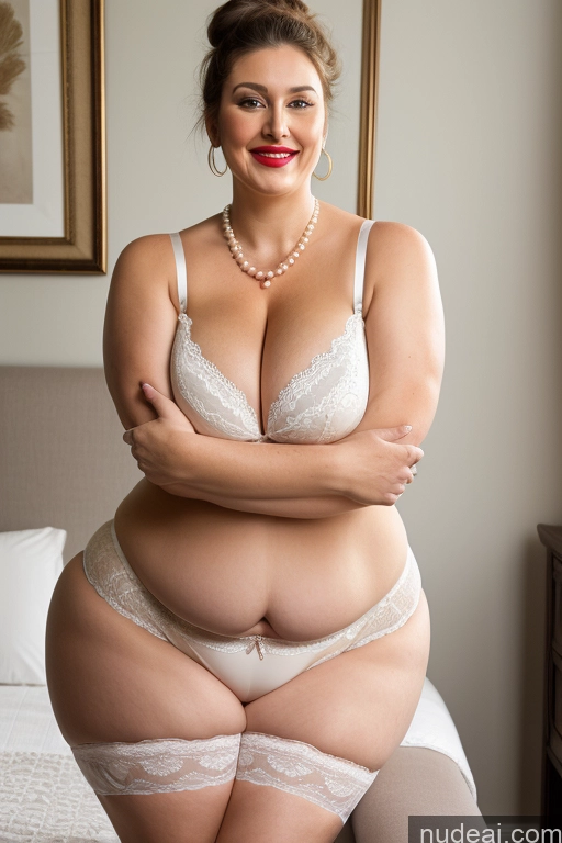 related ai porn images free for Milf Busty Huge Boobs Beautiful Lipstick Big Ass Thick Fat Big Hips Chubby Fairer Skin Laughing Hair Bun Bra Panties Cleavage Pearl Jewelry