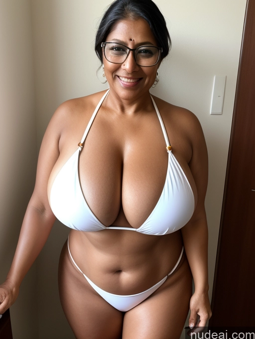 related ai porn images free for One Busty Huge Boobs Thick Tanned Skin Indian Front View Microkini Thong 60s Maid Lab Coat Glasses