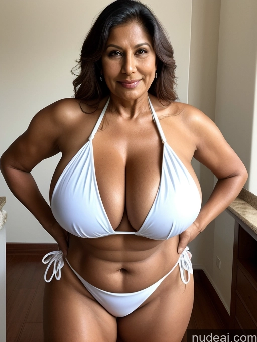 related ai porn images free for One Busty Huge Boobs Thick Tanned Skin Front View Microkini Thong Milf Indian Maid 60s Sexy Face