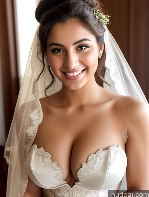 related ai porn images free for Busty Perfect Boobs Perfect Body 18 Happy Arabic Front View Nude Wedding Hair Bun