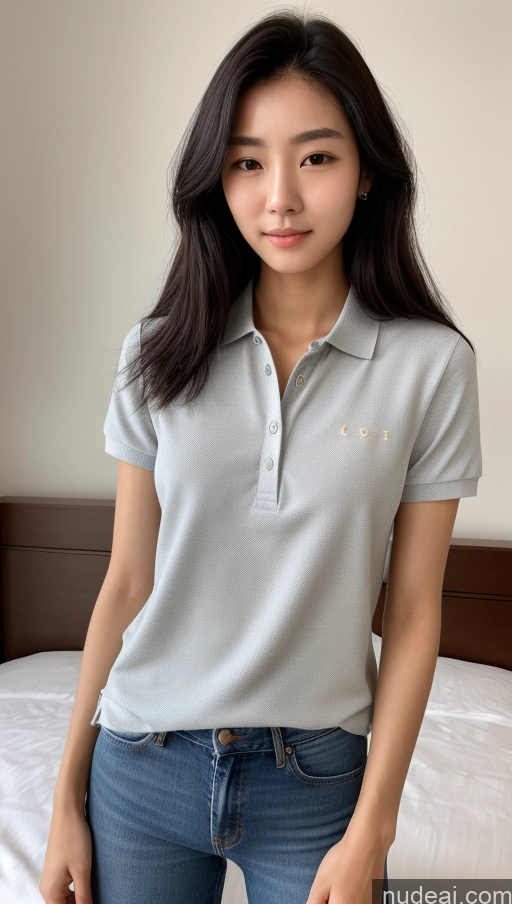 related ai porn images free for Detailed Skin Detail (beta) Long Hair Black Hair Short Skinny Perfect Body Beautiful Small Tits Small Ass Korean 18 Model Bedroom Polo Shirt Jeans