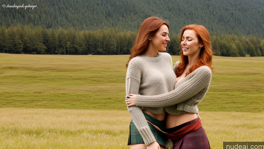 related ai porn images free for Perfect Boobs Beautiful Skinny Abs Perfect Body 20s Ginger Irish Meadow Kilt Sweater Sexy Face Several Carry On Back Hug From Behind Kisses Miss Universe Model Orgasm Seductive Huge Tits, Hard Nipples