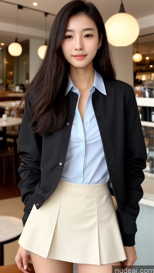 related ai porn images free for Detailed Skin Detail (beta) Long Hair Black Hair Short Skinny Perfect Body Beautiful Small Tits Small Ass Korean 18 Model Cafe Polo Shirt Micro Skirt Jacket