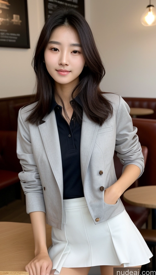 related ai porn images free for Detailed Skin Detail (beta) Long Hair Black Hair Short Skinny Perfect Body Beautiful Small Tits Small Ass Korean 18 Model Cafe Polo Shirt Micro Skirt Jacket