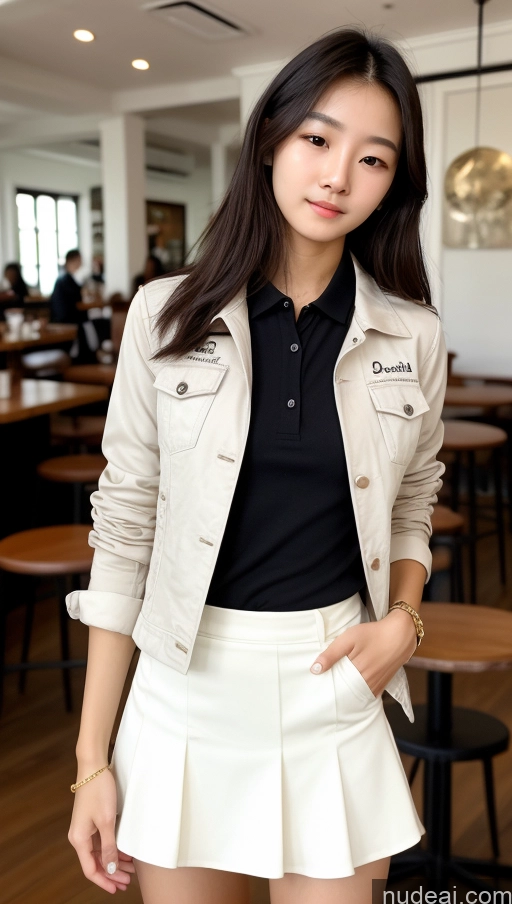 related ai porn images free for Detailed Skin Detail (beta) Long Hair Black Hair Short Skinny Perfect Body Beautiful Small Tits Small Ass Korean 18 Model Cafe Polo Shirt Micro Skirt Jacket