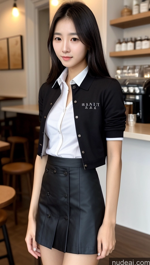 related ai porn images free for Detailed Skin Detail (beta) Long Hair Black Hair Short Skinny Perfect Body Beautiful Small Tits Small Ass Korean 18 Model Cafe Polo Shirt Micro Skirt Jacket