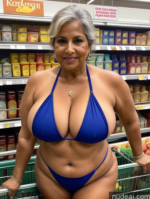 related ai porn images free for Milf One Busty Huge Boobs Thick Tanned Skin 80s Indian Microkini Thong Grocery