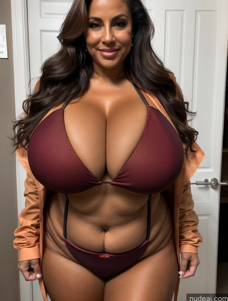 related ai porn images free for One Busty Huge Boobs Thick Tanned Skin 60s Front View Microkini Thong Latina Lumberjack Lab Coat Halloween Sexy Face