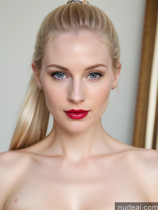related ai porn images free for Fairer Skin Beautiful British Blonde Ponytail Lipstick 20s Woman Close-up View Detailed