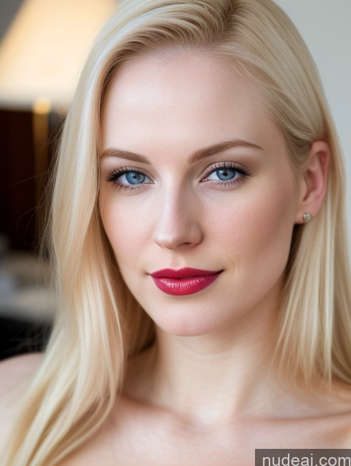 related ai porn images free for Fairer Skin Beautiful British Blonde Lipstick 20s Woman Close-up View Detailed