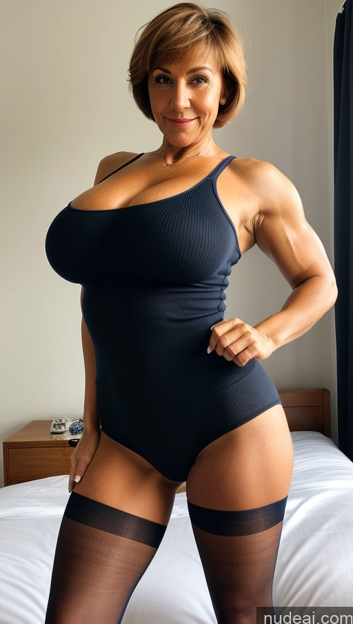 related ai porn images free for Bodybuilder Busty Big Ass Big Hips Pubic Hair Tanned Skin 80s Ginger Short Hair German Bedroom Front View Pantyhose Thigh Socks