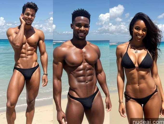 related ai porn images free for Woman + Man Beach Sexy Face Bikini Abs Muscular Skinny Small Ass Perfect Boobs Beautiful African