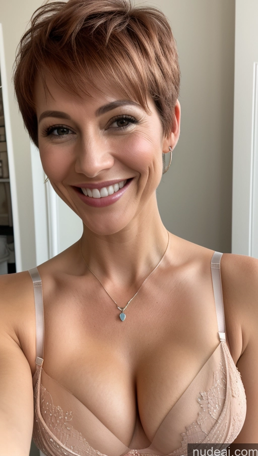 related ai porn images free for Model One Small Tits Skinny Pixie Close-up View Bra Cleavage Detailed 50s Happy