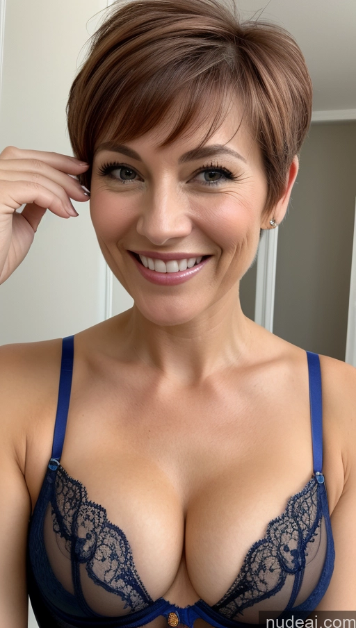 related ai porn images free for Model One Small Tits Skinny Pixie Close-up View Bra Cleavage Detailed 50s Happy