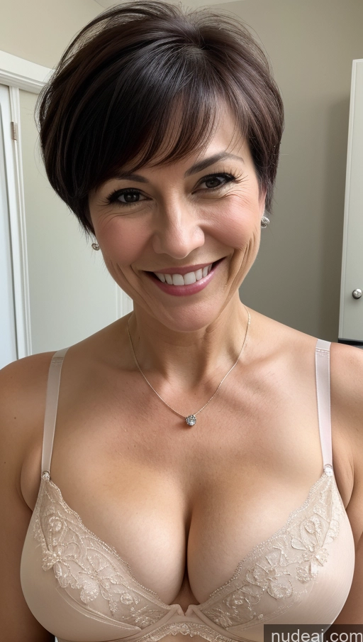 related ai porn images free for One Small Tits Skinny Close-up View Bra Cleavage Detailed Happy Black Hair Pixie Milf