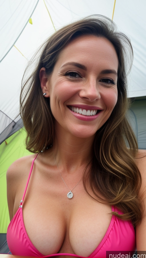 related ai porn images free for Model One Small Tits Skinny 40s Happy Tent Bikini Detailed Close-up View Cleavage Slicked German