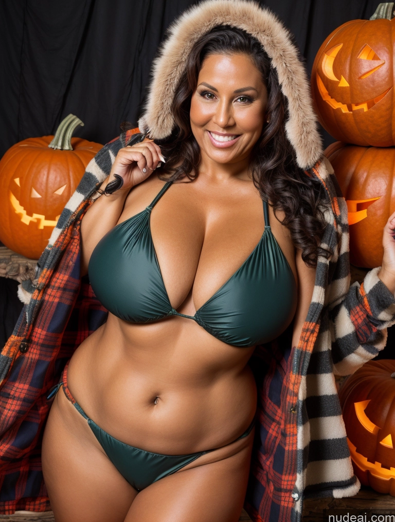 related ai porn images free for One Busty Huge Boobs Thick Tanned Skin 60s Native American Front View Microkini Thong Lumberjack Halloween Laughing Parka