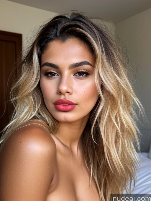 related ai porn images free for Close-up View Detailed Pouting Lips Blonde Lipstick Messy Tanned Skin 18 British