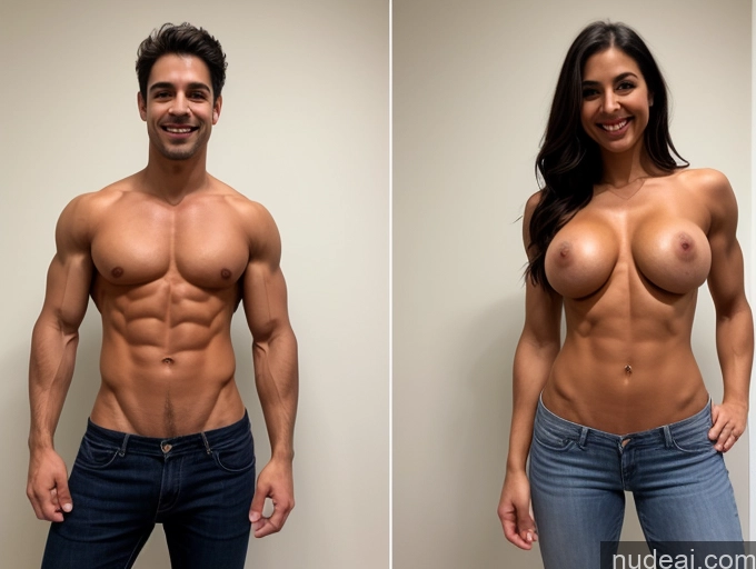 related ai porn images free for Woman + Man Perfect Boobs Beautiful Muscular Small Ass Skinny Abs Tanned Skin Happy Sexy Face Dark Fantasy Sweater