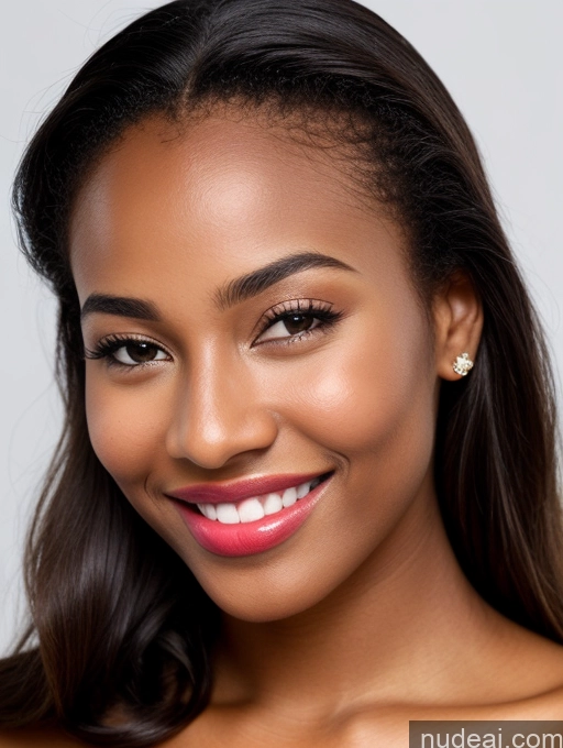 related ai porn images free for Beautiful Lipstick Long Hair 18 Blonde African Tanned Skin Happy Close-up View Detailed
