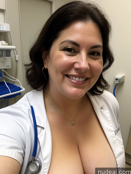 related ai porn images free for Milf Thick Chubby Pubic Hair 40s Happy Black Hair Long Hair White Fairer Skin Hospital Close-up View Nude Lab Coat