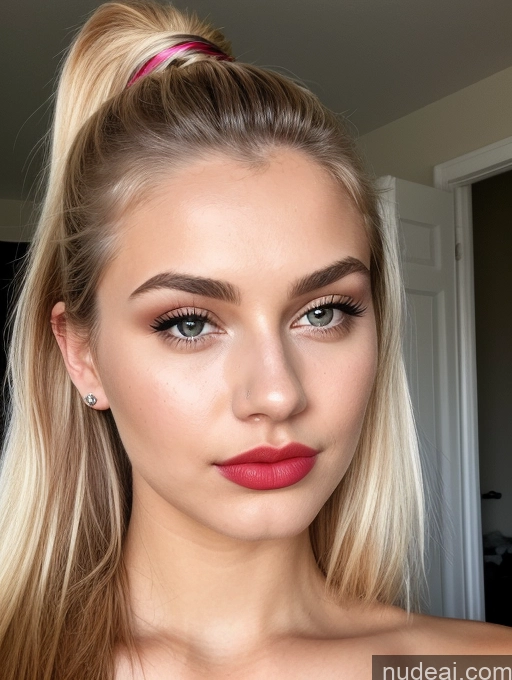 related ai porn images free for Lipstick Blonde Ponytail Pouting Lips Beautiful 18 Close-up View Ethiopian