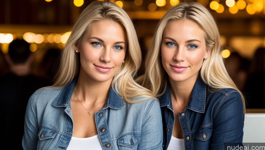related ai porn images free for Two Perfect Boobs Beautiful Muscular Skinny Perfect Body 20s Blonde Straight Club Blouse Casual Jacket Detailed Sorority 1girl, 2girls Dynamic View Scandinavian Carry On Back Hug From Behind