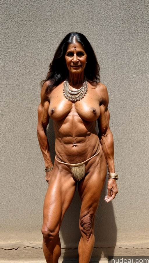 related ai porn images free for Milf Muscular Abs Long Hair Indian Front View Nude 70s Long Legs Tanned Skin Traditional