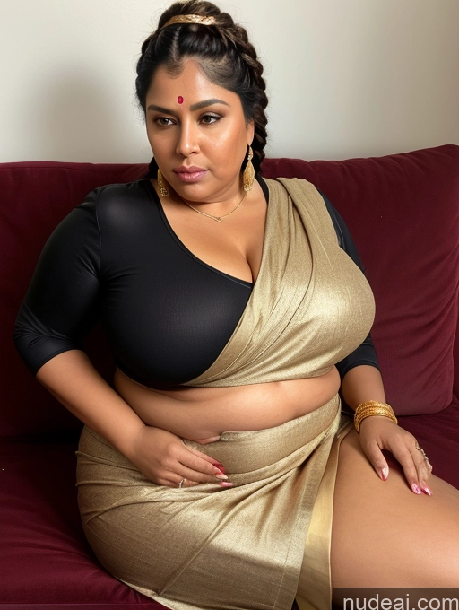 related ai porn images free for Milf One Huge Boobs Big Ass Chubby Fat Big Hips Pubic Hair Black Hair Braided Indian Couch Sari Gold Jewelry 30s Pouting Lips Skin Detail (beta)