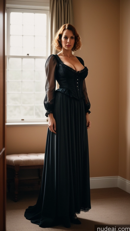 related ai porn images free for One Huge Boobs Pubic Hair Front View Nude 80s Dark Lighting 40s Woman Victorian Serious Bedroom Ginger Bobcut British