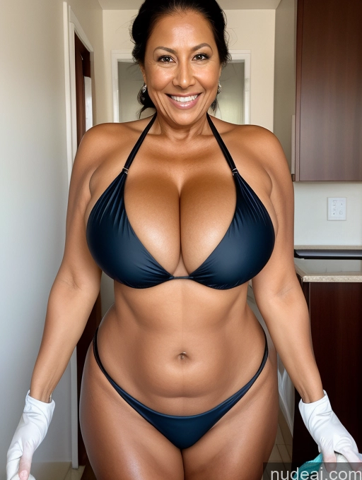 related ai porn images free for One Busty Huge Boobs Thick Tanned Skin 60s Front View Microkini Thong Native American Laughing Maid