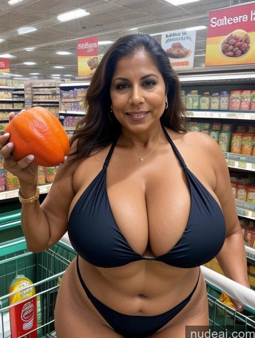 related ai porn images free for One Busty Huge Boobs Thick Tanned Skin Front View Microkini Thong 60s Indian Grocery Milf