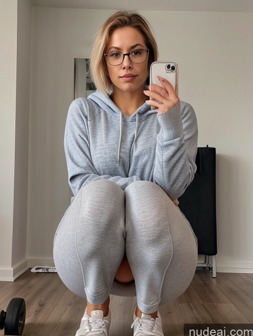 related ai porn images free for Oversized Sweater/Hoodie Woman Busty Glasses Chubby Fat Perfect Body Sitting, Squating 40s Sexy Face Blonde Short Hair Scandinavian Gym Front View Working Out Nude Yoga Pants No Panties? Bright Lighting