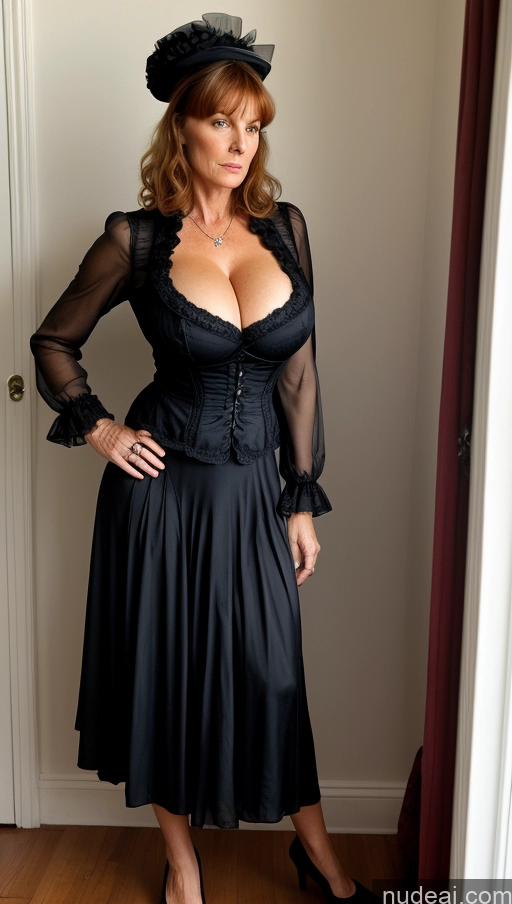 related ai porn images free for One Huge Boobs Pubic Hair 40s Serious British Bedroom Front View Nude 80s Dark Lighting Milf Victorian Ginger Bangs